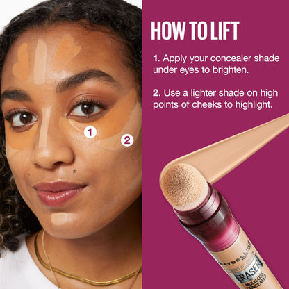 Maybelline Instant Age Rewind Eraser Dark Circles Treatment Multi-Use Concealer, 110, 1 Count (Packaging May Vary)