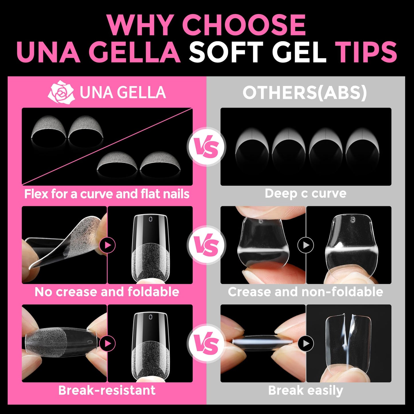 UNA GELLA 15g Nail Glue for Press On Nails with 20ml Nail Glue Remover Kit