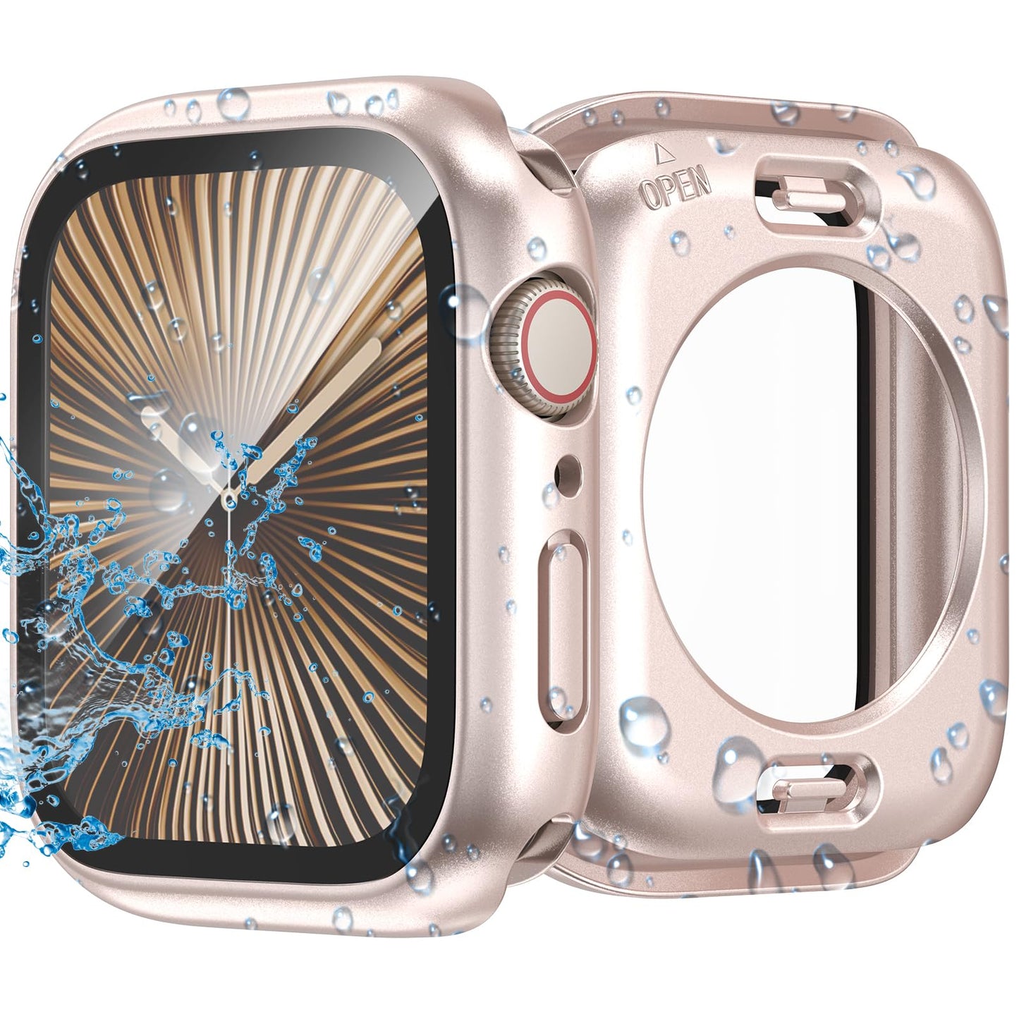 YIJDACASE 3 in 1 Waterproof Case for 40mm Apple Watch SE 3/2/1 Series 6/5/4