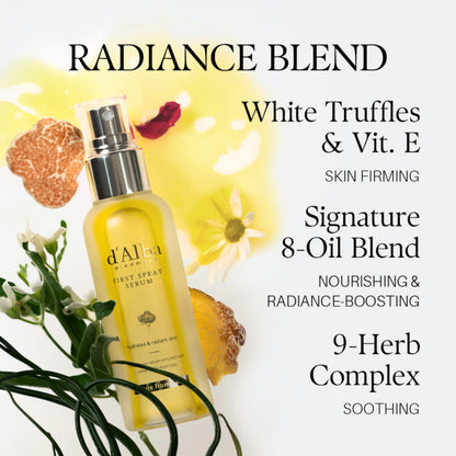 d'alba Piedmont Italian White Truffle First Spray Serum (3.38 fl oz)