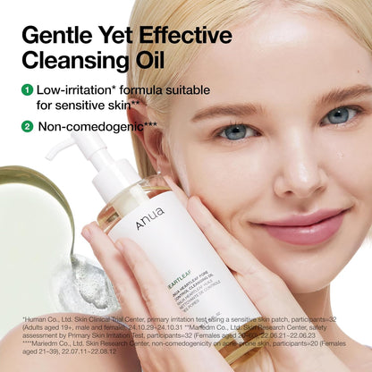Anua Heartleaf Pore Control Cleansing Oil, Korean Skincare, 6.76 fl.oz