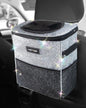 HOTOR Car Trash Can, Leakproof Car Organizer, 2-Gallon, Black