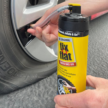 Fix-A-Flat Tire Repair, 16 oz, 2-Pack | Emergency Use | Eco-Friendly Formula | For Standard Tires | Universal Fit