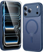 FNTCASE for iPhone 17 Pro Case Clear Magnetic with Screen Protector