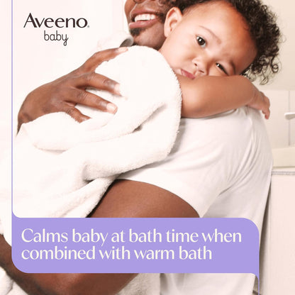 Aveeno Baby Calming Comfort Bath, Body & Hair Wash, Tear Free, 18 fl. oz