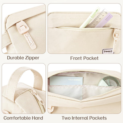 Sooez Original High Capacity Pencil Case, Big Pencil Bag Pouch Organizer
