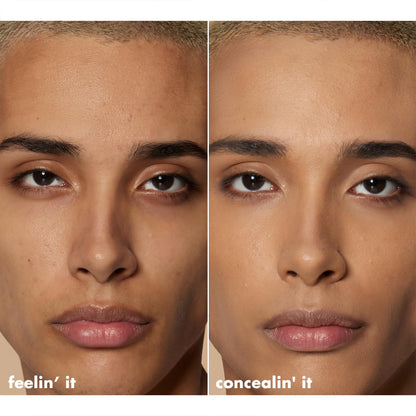 e.l.f. Hydrating Camo Concealer, Covers Blemishes & Under-Eye Circles, Full-Coverage & Delivers A Satin Finish, Vegan & Cruelty-Free, Light Ivory