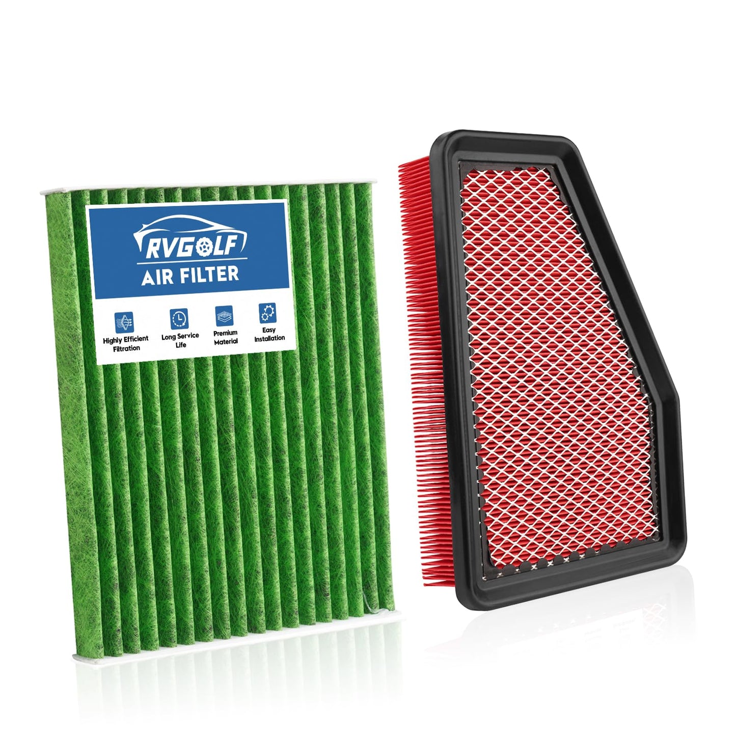 Engine+Cabin Air Filter Fit for 2014-2020 Rogue, 2017-2022 Rogue Sport
