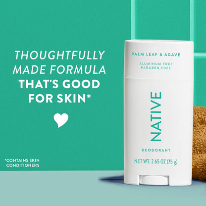 Native Deodorant Contains Naturally Derived Ingredients, 72 Hour Odor Control, Deodorant for Women and Men, Aluminum Free, Coconut & Vanilla 2.65oz