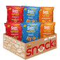 SunChips 100% Whole Grain Chips, Variety Pack, 1 oz Bags, Pack of 40, No Artificial Flavors, Colors