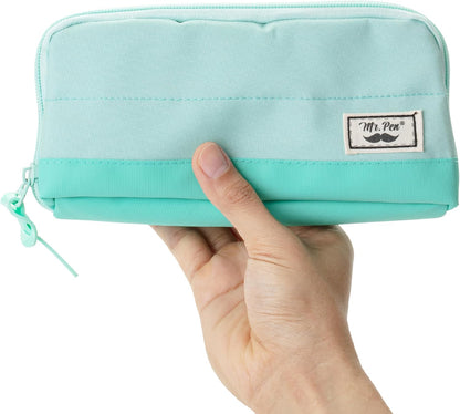 Mr. Pen- Wide-Opening Pencil Case, Triangle Design