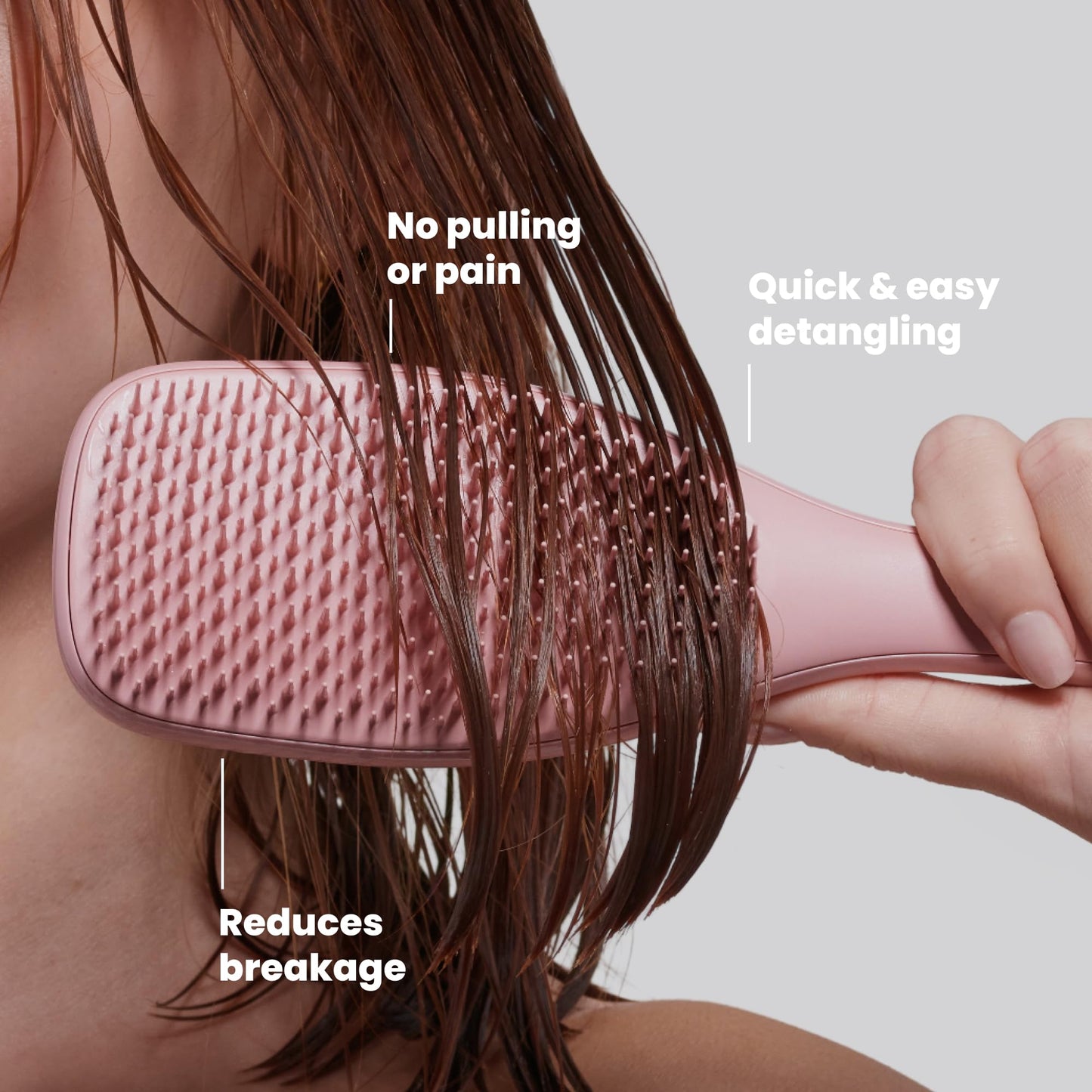 Tangle Teezer Ultimate Detangler Brush, Straight to Wavy, Liquorice Black