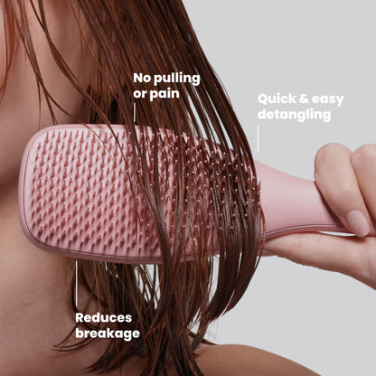 Tangle Teezer Ultimate Detangler Brush, Straight to Wavy, Liquorice Black