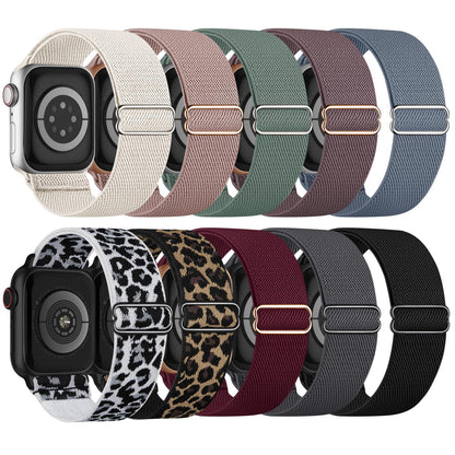 10 Pack Stretchy Bands Compatible with Apple Watch Band Women Men