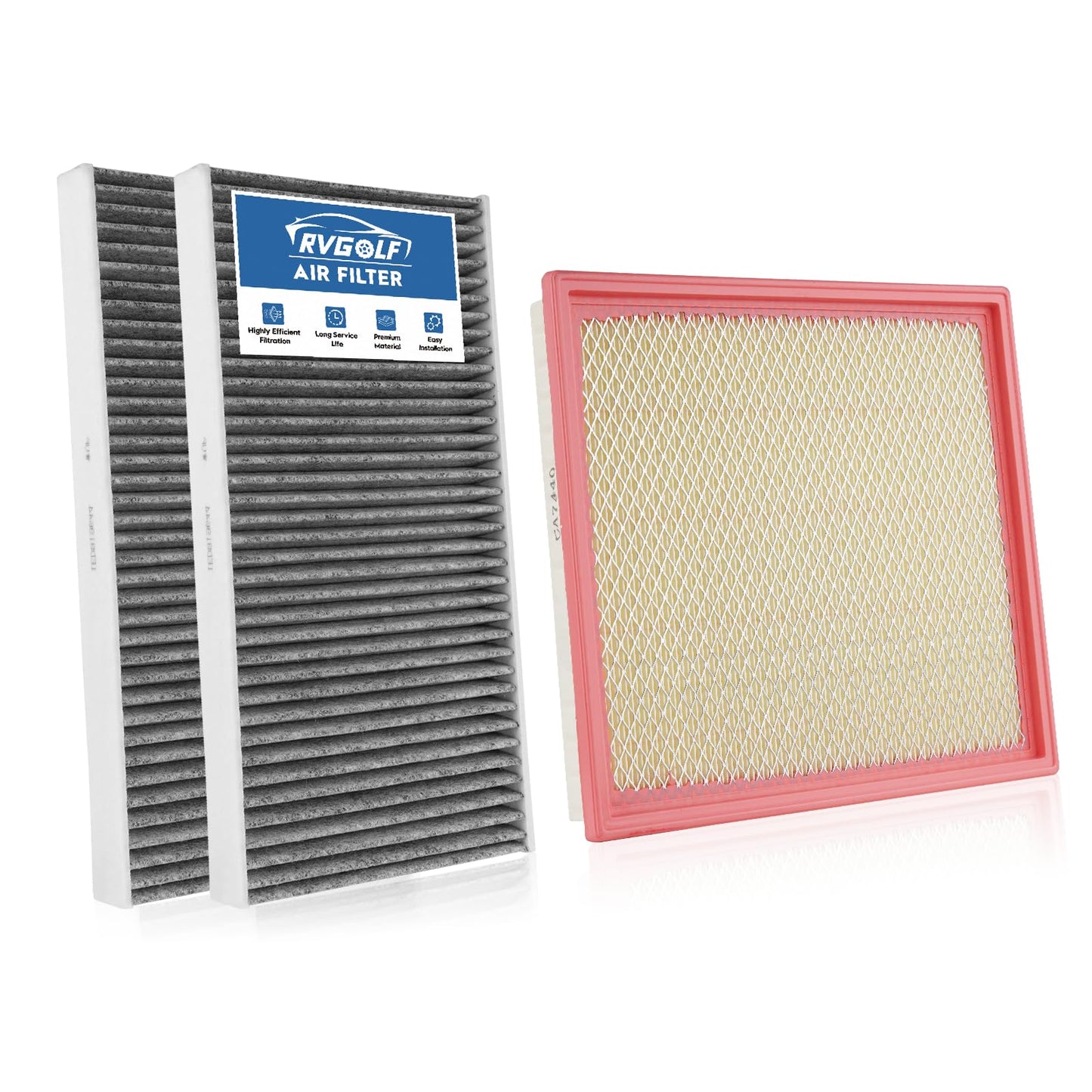 Engine+Cabin Air Filter Fit for 2014-2020 Rogue, 2017-2022 Rogue Sport