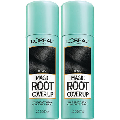 L'Oreal Paris Magic Root Cover Up Gray Hair Spray, 100% Gray Hair Coverage with Buildable, Lightweight, Transfer-Resistant, and Temporary Formula, Ammonia-Free, Dark Blonde, 2 oz (1 Count)