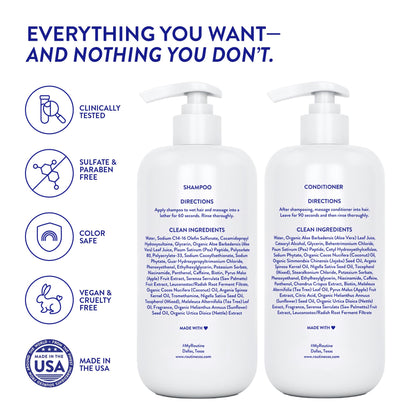 Routine Wellness Shampoo & Conditioner Set - Jasmine & Orange Blossom