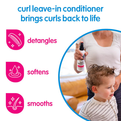 SO COZY Kids Curl Leave In Conditioner + Therapy Spray, 5.2 Fl Oz