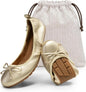 DREAM PAIRS Women's Foldable Bowknot Ballet Flats