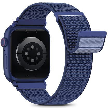 Nylon Loop Sport Band Compatible with Apple Watch Bands 38mm 40mm 41mm 42mm for Women Men, iWatch Wrist Straps for Se, Series 11 10 9 8 7, Breathable, Soft Band Ideal for Outdoor
