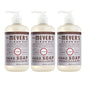 MRS. MEYER'S CLEAN DAY Hand Soap, Basil Scent, 12.5 Fl Oz Bottle - 3 Pack