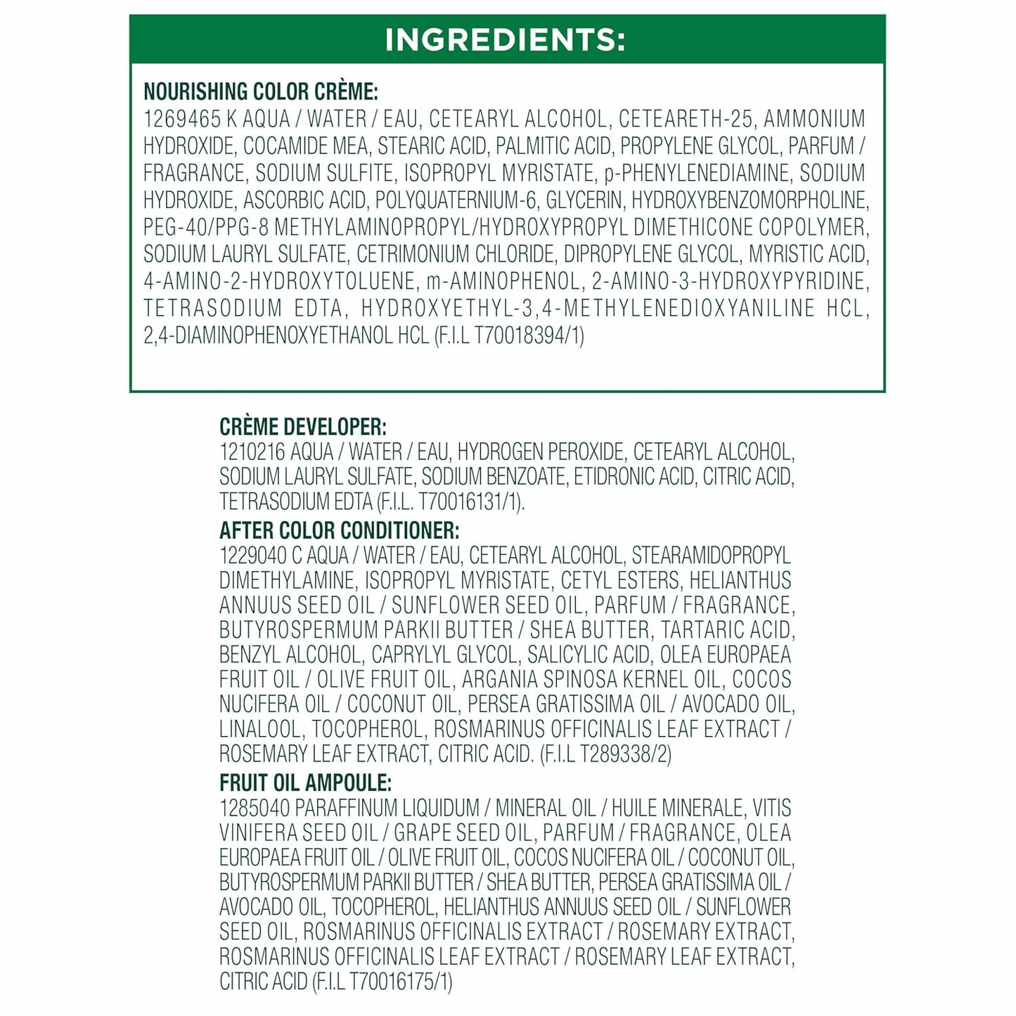 Garnier Nutrisse Ultra Crème Hair Color, Permanent Hair Dye with 100% Gray Coverage, Vegan & Cruelty-Free, 33 Darkest Golden Brown (Caramel Fudge), 1 Count