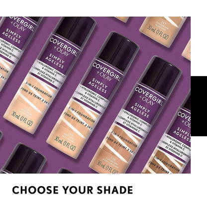 COVERGIRL Simply Ageless 3-in-1 Foundation - 240 Natural Beige