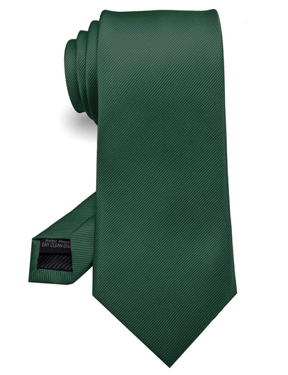 RBOCOTT Solid Color Tie Formal Necktie for Men