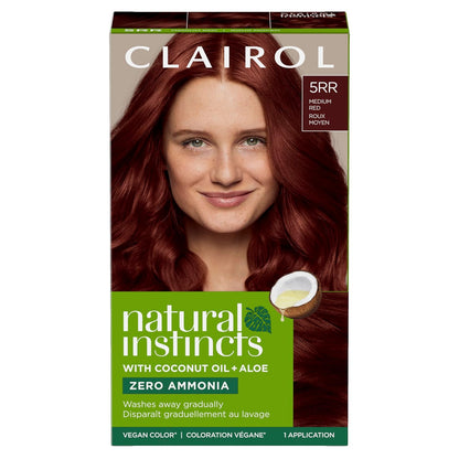 Clairol Natural Instincts Demi-Permanent Hair Dye, 4 Dark Brown | 1 Pack