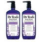 Dr Teal's Body Wash with Pure Epsom Salt, Relax & Relief with Eucalyptus & Spearmint, 24 fl oz (Pack of 2)
