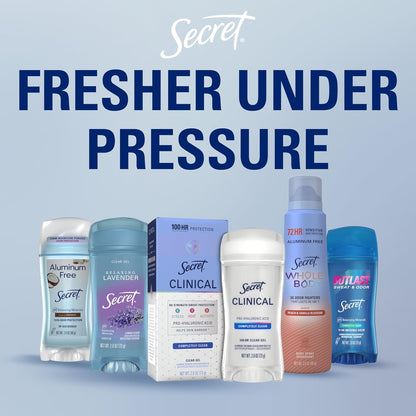 Secret Anti-Perspirant Deodorant Invisible Solid Powder Fresh Twin Pack 5.20 oz