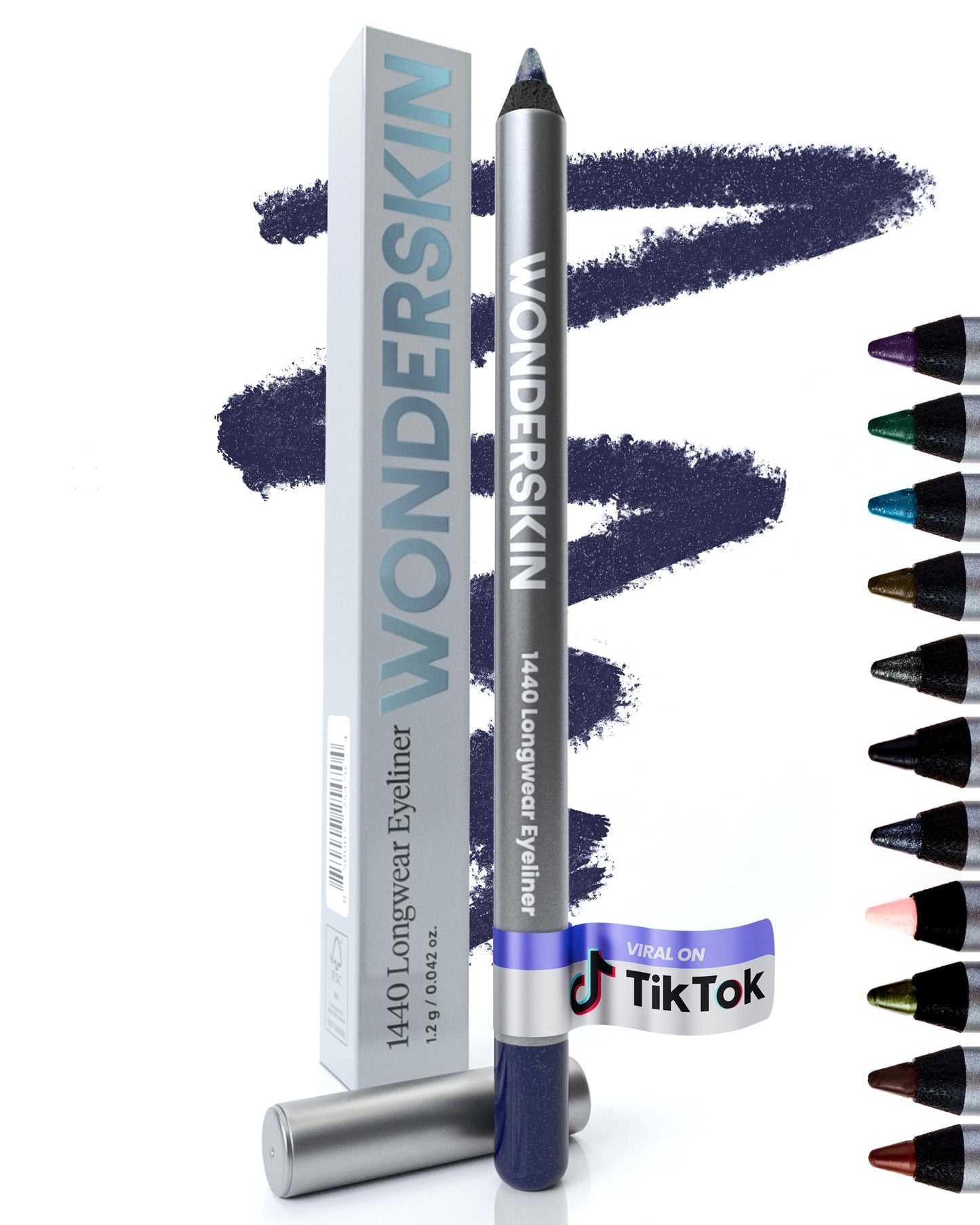 Wonderskin Eyeliner Pencil 1440 Longwear Eyeliner Waterproof & Smudge Proof