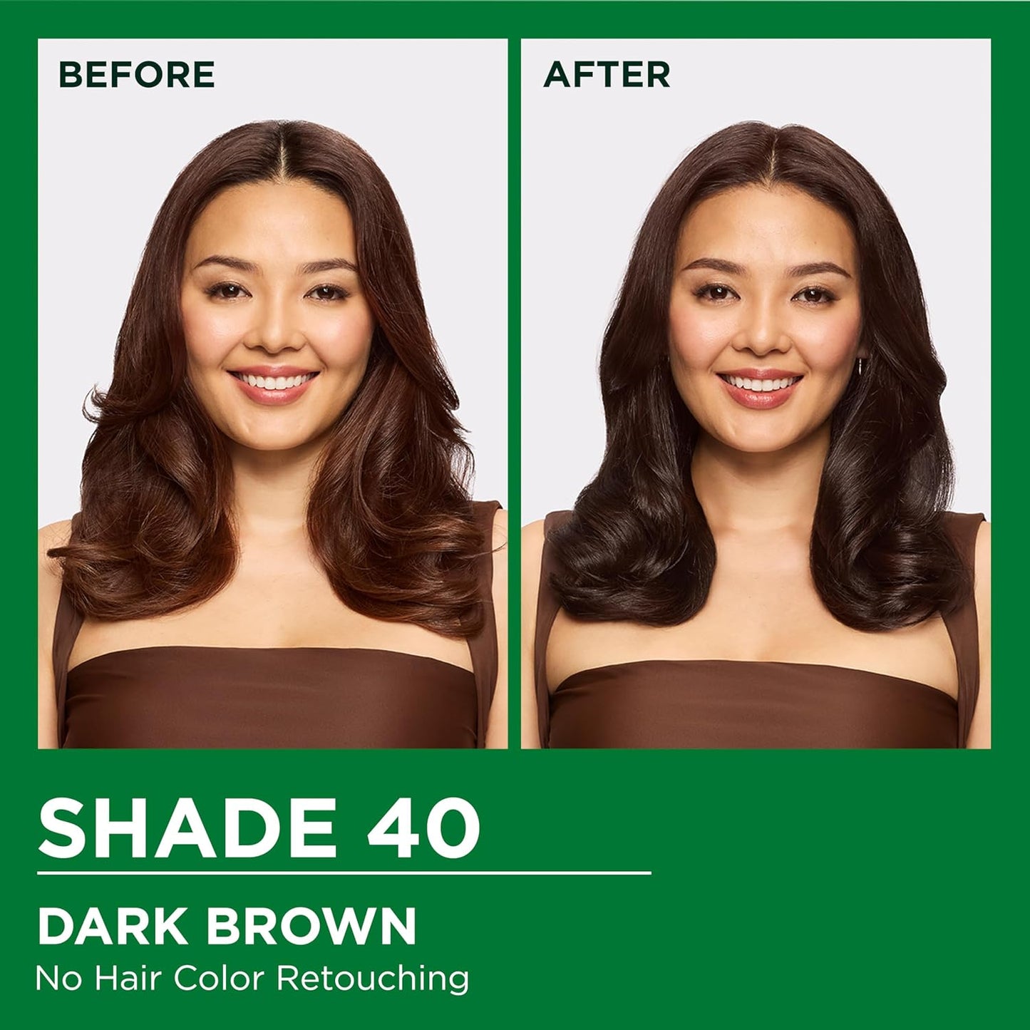 Garnier Nutrisse Ultra Crème Hair Color, Permanent Hair Dye with 100% Gray Coverage, Vegan & Cruelty-Free, 33 Darkest Golden Brown (Caramel Fudge), 1 Count