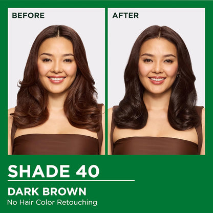 Garnier Nutrisse Ultra Crème Hair Color, Permanent Hair Dye with 100% Gray Coverage, Vegan & Cruelty-Free, 33 Darkest Golden Brown (Caramel Fudge), 1 Count
