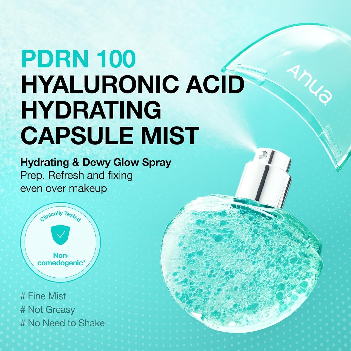 Anua PDRN Collagen Glow Facial Serum Spray, 3.38 fl oz