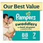 Pampers Swaddlers Baby Diapers, Size 5, 132 Count