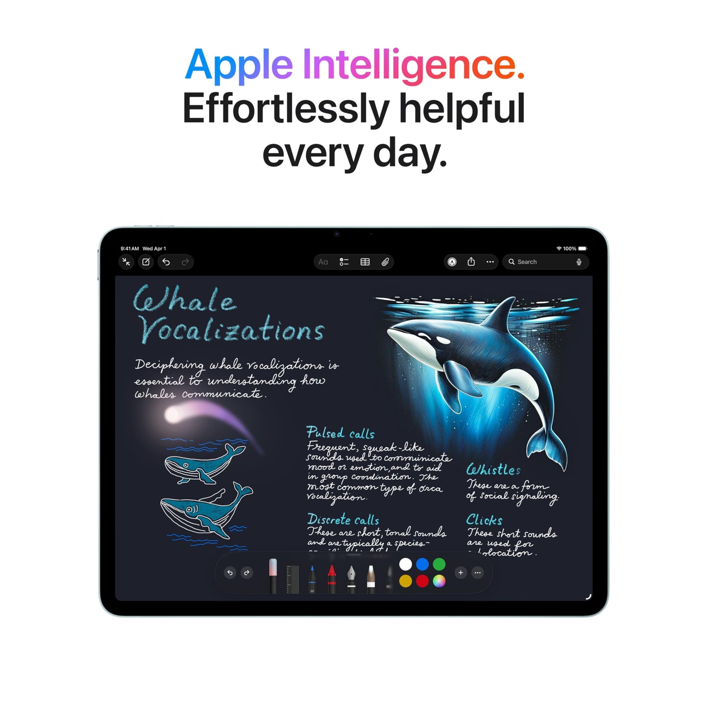 Apple iPad Air 11-inch (M4): Liquid Retina Display, 128GB, 12MP Front/Back Camera, Wi-Fi 7 with Apple N1, Touch ID, All-Day Battery Life — Purple with AppleCare+ (2 years)