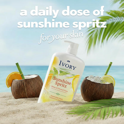 Ivory Body Wash Designed for the Whole Family, Jojoba Scent, 35 oz