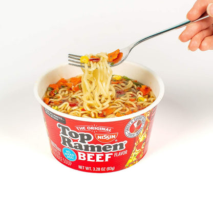 Nissin Top Ramen Noodle Soup, Chicken, 3 Ounce (Pack of 24)