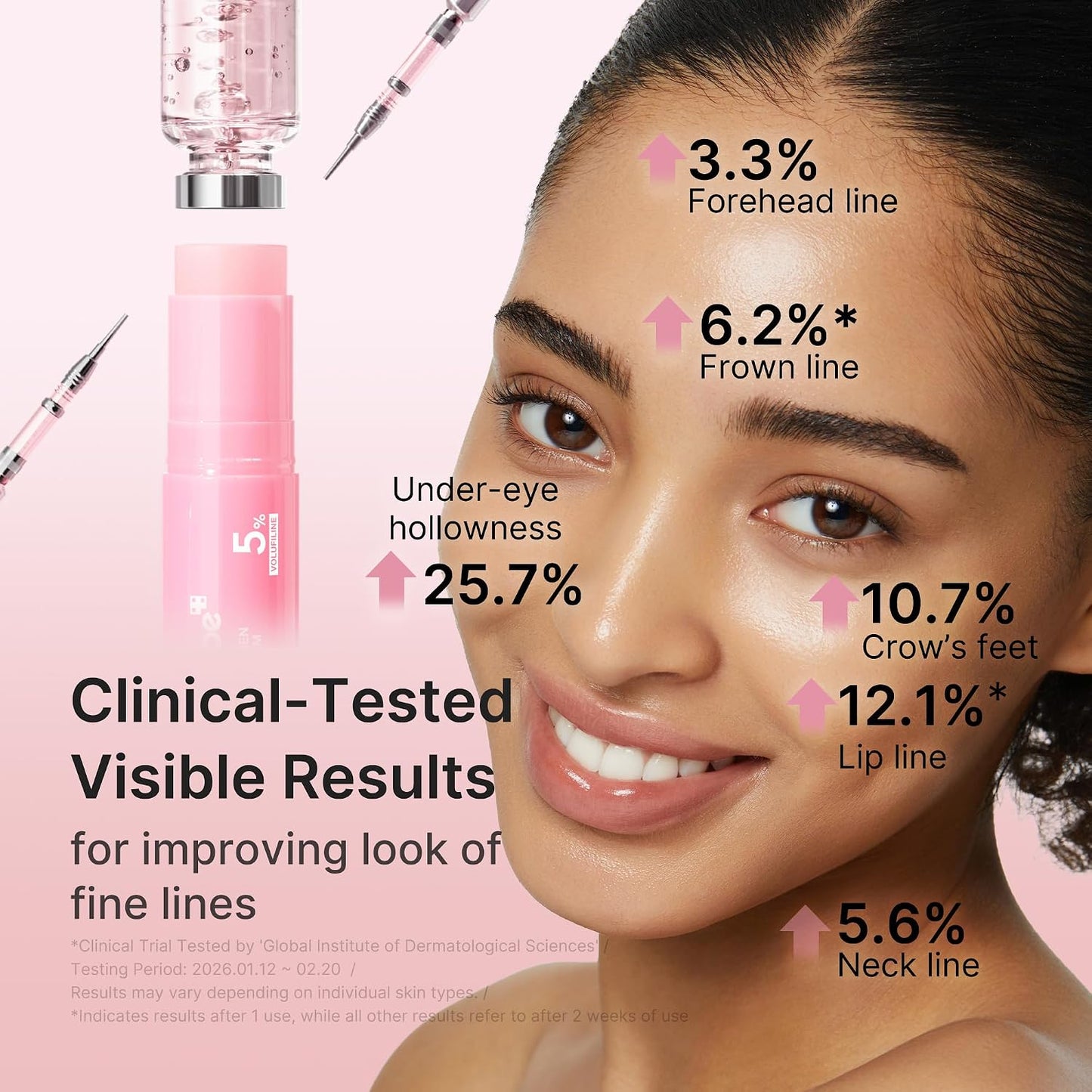 medicube PDRN Pink Collagen Volume Multi Balm Stick - Face & Body Balm | Volufiline, PDRN, NAD, Collagen - Under-Eyes, Neck, Forehead, Smile Lines, Lips, Plumping & Radiance for Line Care, K-Beauty