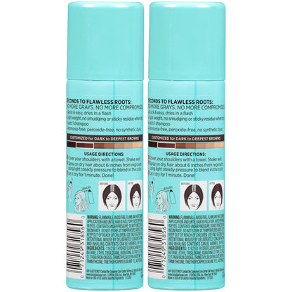 L'Oreal Paris Magic Root Cover Up Gray Hair Spray, 100% Gray Hair Coverage with Buildable, Lightweight, Transfer-Resistant, and Temporary Formula, Ammonia-Free, Dark Blonde, 2 oz (1 Count)