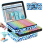ARTDOT 60 Slots Storage Container for Diamond Art Kits for Adults, Portable Bead Storage Boxes for Diamond Painting Accessories and Tools
