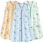 Yoofoss Baby Sleep Sack 0-6 Month 0.5TOG 100% Organic Cotton 2-Way Zipper