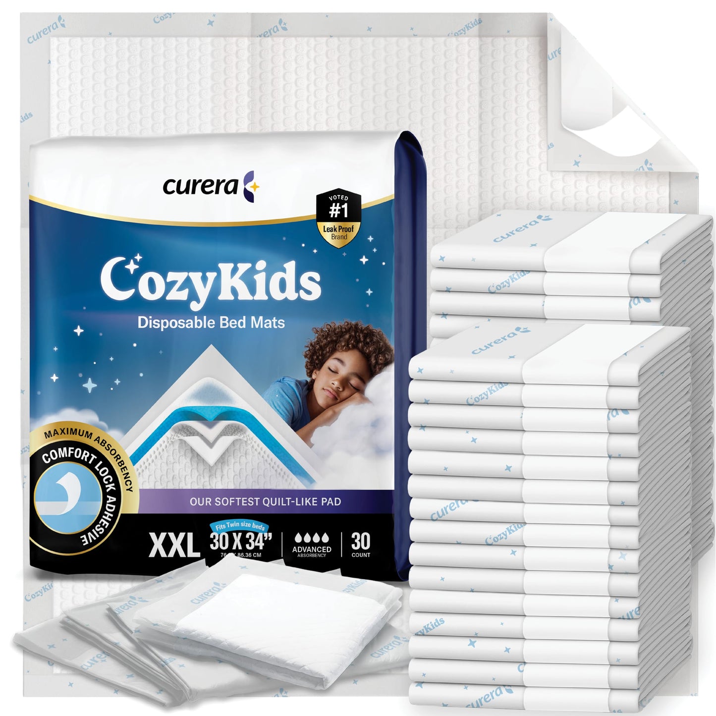 Chucks® MAX Hospital Bed Pads Disposable Adult 36 x 36 Breathable Incontinence Pads - XXX-Large Pee Pads for Adults - Heavy Duty 10X Absorbency Underpads - 400 Lbs. Patient Repositioning [20 Count]