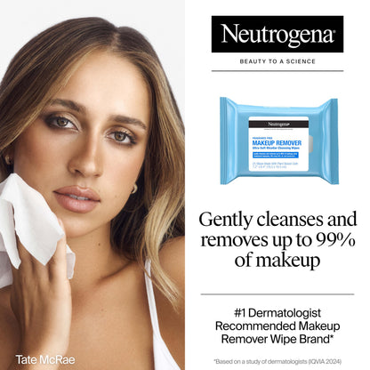 Neutrogena Makeup Remover Towelettes, Daily Single Face Towelettes, 20 Ct