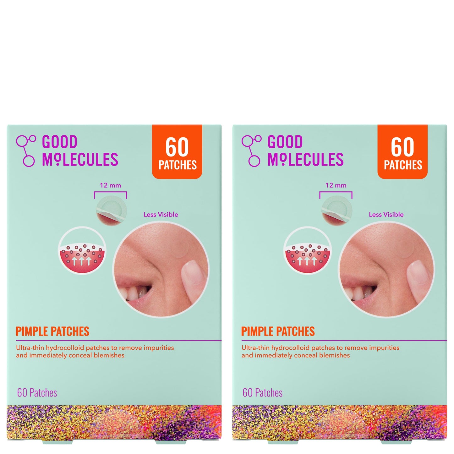Good Molecules Pimple Patches, Hydrocolloid Patches, 600 Count (60 x 10)