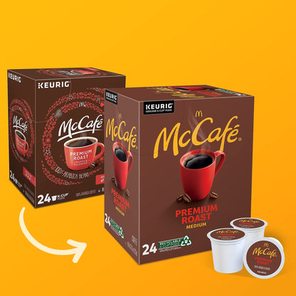 McCafe Premium Roast Coffee, Single Serve Keurig K-Cup Pods, Medium Roast, 84 Count