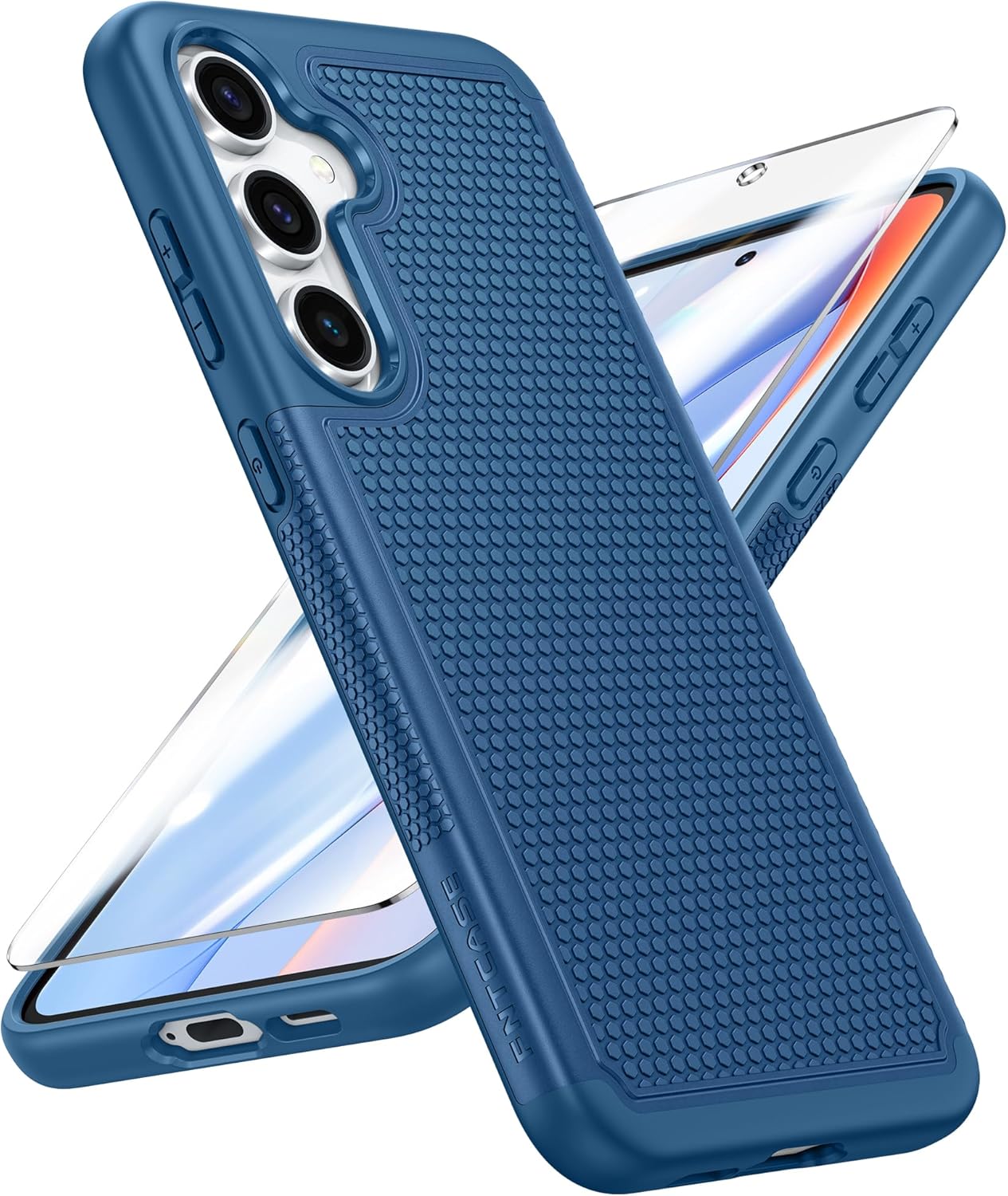 FNTCASE for Google Pixel 10 / Pixel 10 Pro Case: Soft TPU Non Slip Blue