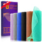 UJFQBH African Net Sponge Authenti, Exfoliating Body Scrubber for Back and Hard to Reach Areas, Gentle Daily Exfoliation for Deep Cleansing, Quick Drying Shower Essential, Aqua Grey 3 Pack