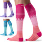 FITRELL 3 Pairs Compression Socks for Women and Men 20-30mmHg-Circulation Support Socks